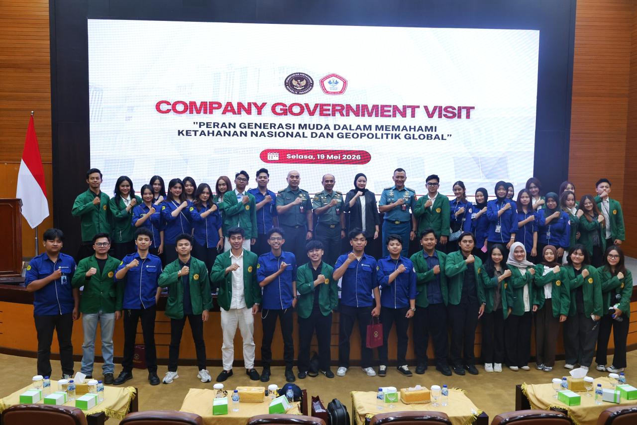 Kemhan Perkuat Literasi Geopolitik Generasi Muda Lewat Company Government Visit BEM FISIP UNPAS