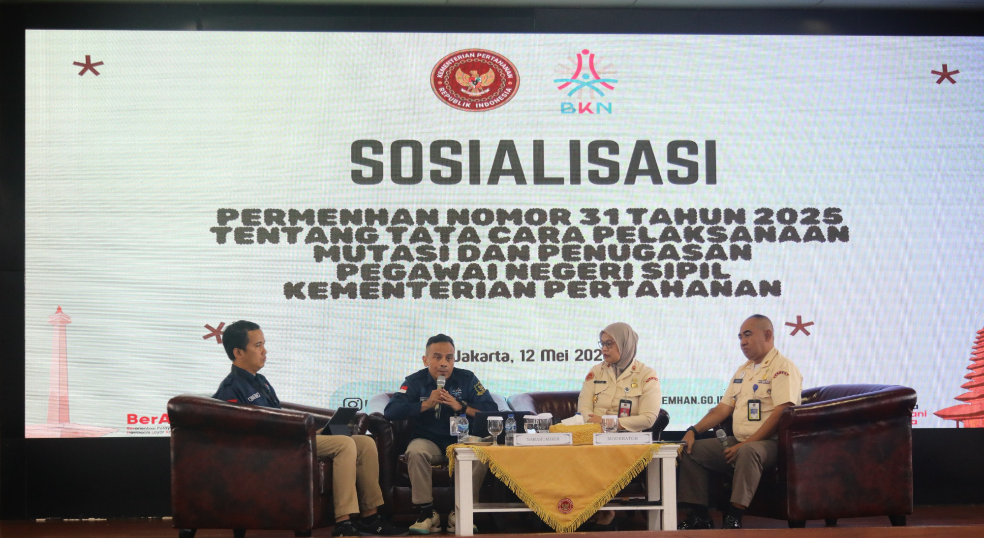 Kemhan Sosialisasikan Permenhan Nomor 31 Tahun 2025 tentang Mutasi dan Penugasan PNS