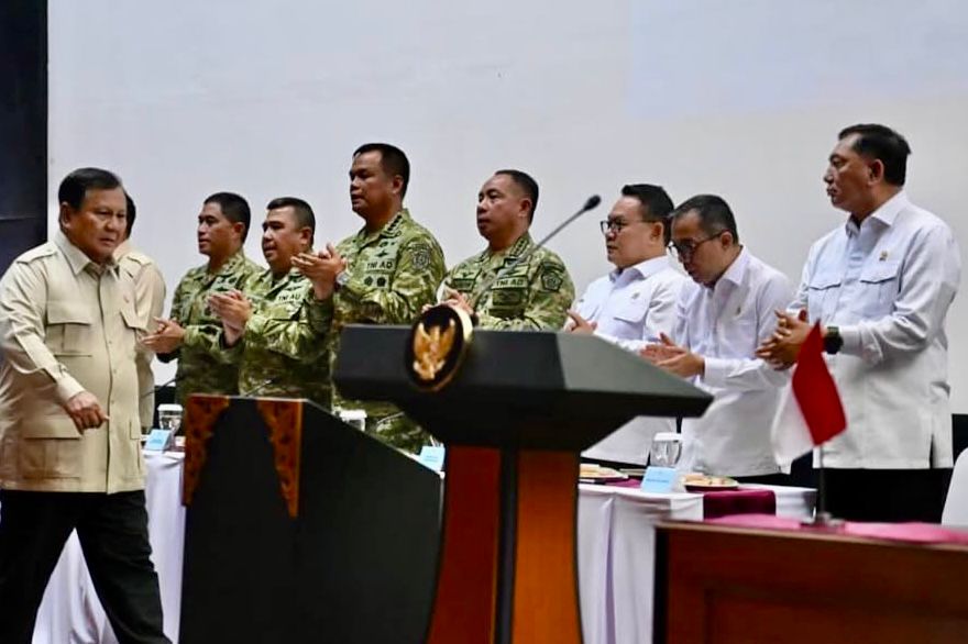 Menhan Hadiri Taklimat Presiden untuk Peserta Presidential Future Leaders Program (PFLP)