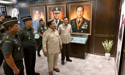 Menhan RI Dampingi Presiden Resmikan Renovasi Museum dan Perpustakaan Seskoad