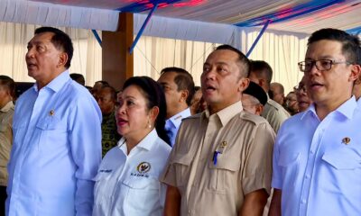 Menhan RI Hadiri Peresmian Operasionalisasi 1061 Koperasi Desa/Kelurahan Merah Putih di Nganjuk