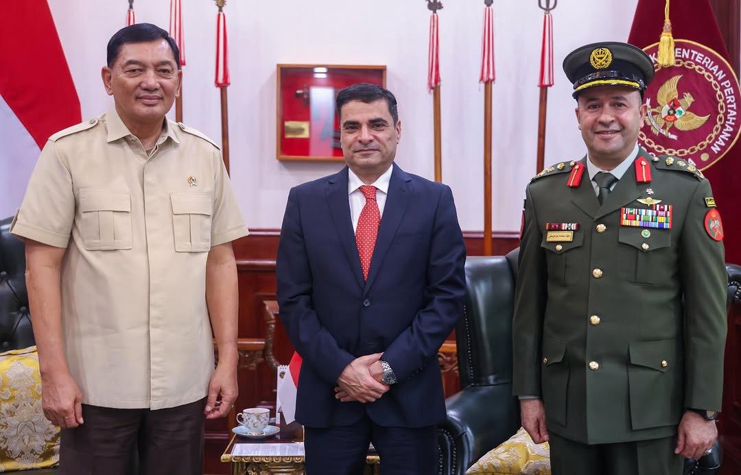 Menhan RI Terima Kunjungan Dubes Kerjaan Yordania untuk Indonesia, Bahas Penguatan Kerja Sama Pertahanan