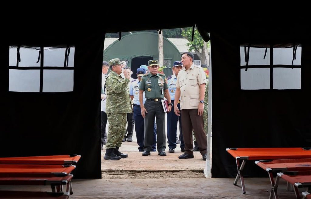 Menhan Sjafrie Tinjau Kesiapan Lokasi dan Fasilitas Pelatihan Komcad ASN di Lanud Halim Perdanakusuma