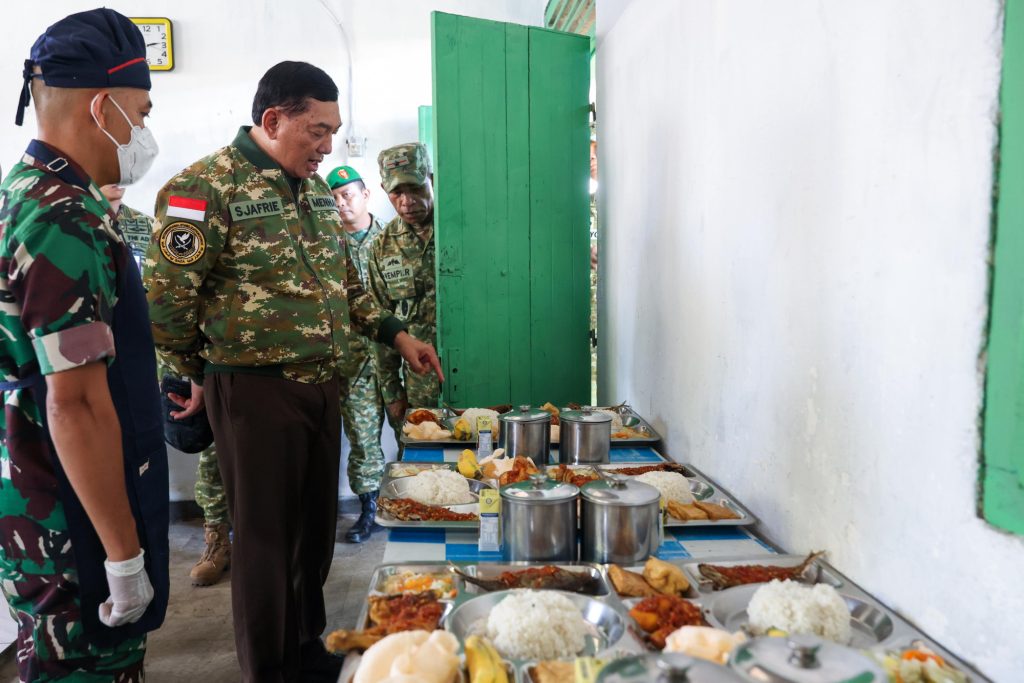 Menhan Sjafrie Tinjau Secaba Rindam XIII/Merdeka dalam Rangka Penguatan Satuan Teritorial Pembangunan