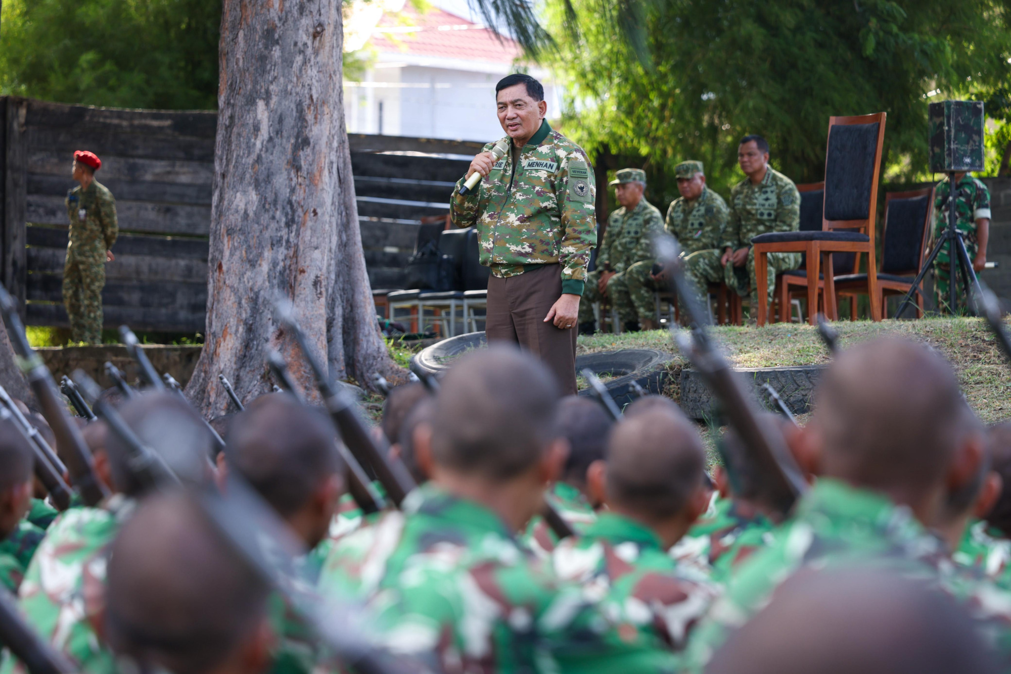 Menhan Tinjau Revitalisasi Rindam XIII/Merdeka, Dorong Peningkatan Kualitas Pembentukan Prajurit TNI