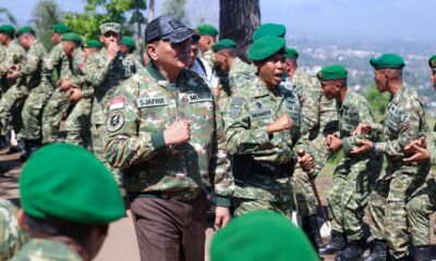 Menhan Tinjau Yonif TP 868/Bantong Sakti di Sulawesi Utara