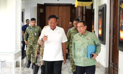 Wamenhan RI Terima Kunjungan Wamen PPN/Waka Bappenas Bahas Optimalisasi Bandara dan Industri Pertahanan