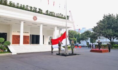Kabacadnas Kemhan Pimpin Upacara Hari Lahir Pancasila 2026 di Kemhan