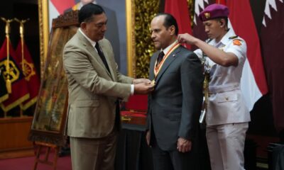 Menhan RI Terima Kunjungan Wakil Perdana Menteri sekaligus Menteri Negara Urusan Pertahanan Qatar, Perkuat Kerja Sama Pertahanan Bilateral