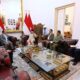 Menhan Sjafrie Dampingi Presiden Prabowo Terima Kunjungan Wakil PM Qatar di Istana Merdeka