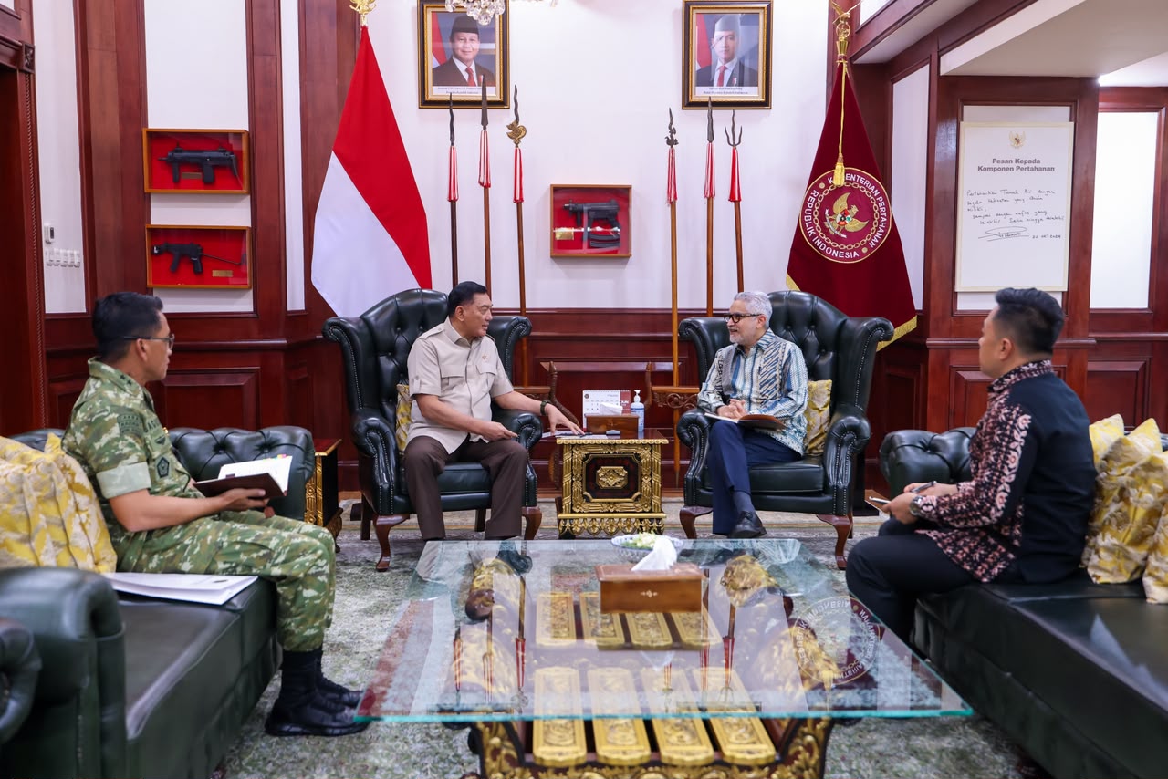 Menhan Terima Duta Besar Luar Biasa dan Berkuasa Penuh RI untuk Jerman