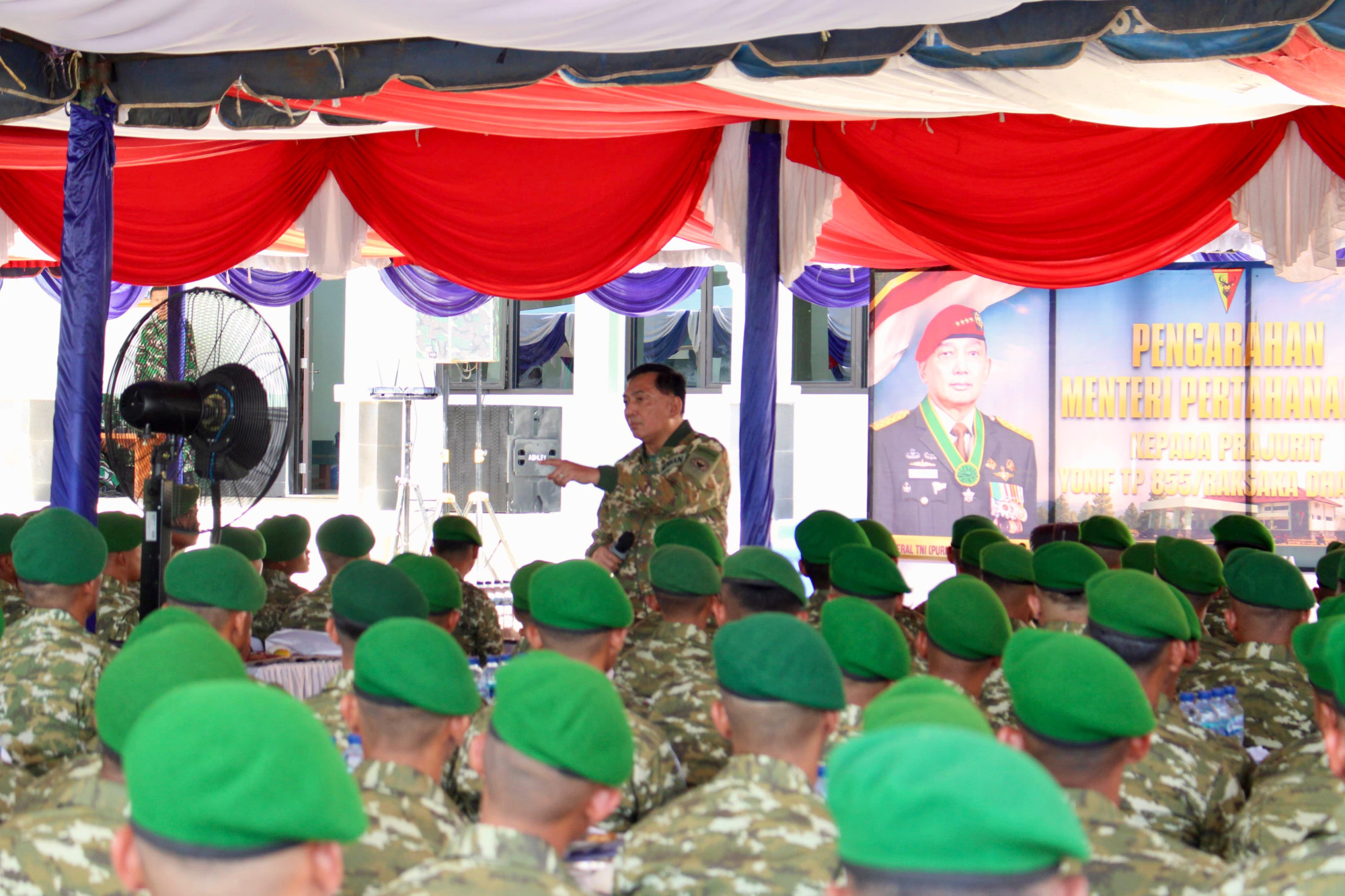 Menhan Tinjau Kesiapan Yonif TP 855/Raksaka Dharma di Gayo Lues, Aceh