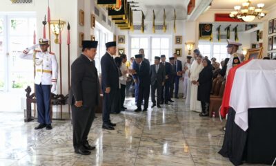 Penghormatan Terakhir bagi Jenderal TNI (Purn) Ryamizard Ryacudu, Menhan RI Dampingi Presiden RI di Kemhan