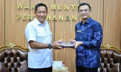 Wamenhan Terima Audiensi Dirut PT GMF Aero Asia, Dukung Pemeliharaan dan Peningkatan Kemampuan Pertahanan