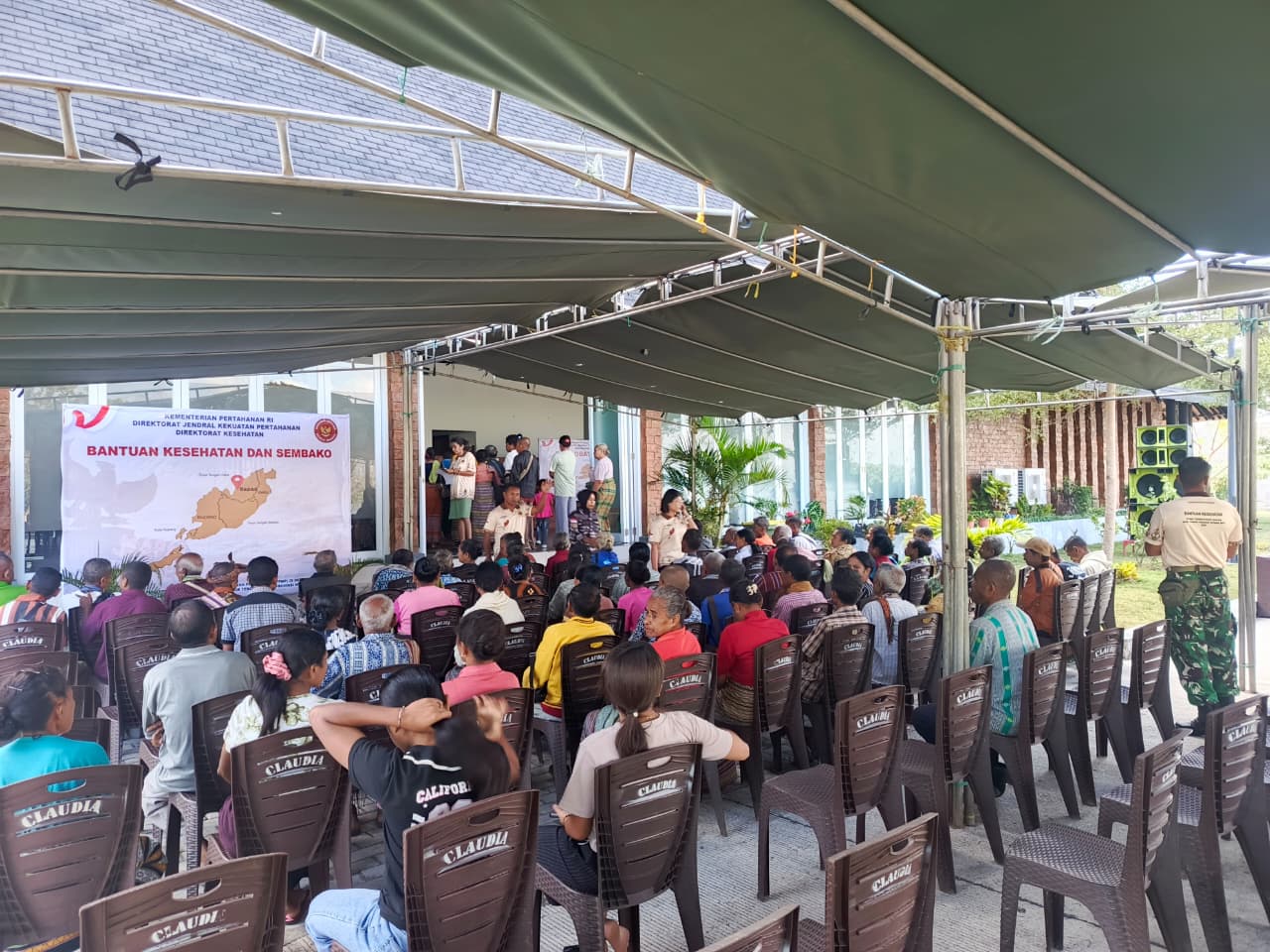 Ditjen Kuathan Kemhan Gelar Bantuan Kesehatan bagi Masyarakat di Wilayah Perbatasan Napan