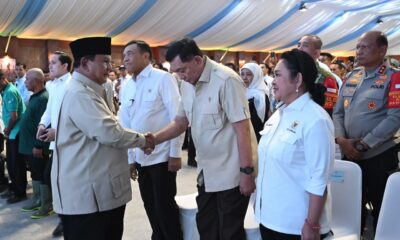 Menhan Dampingi Presiden Pimpin Panen Raya TNI Terintegrasi