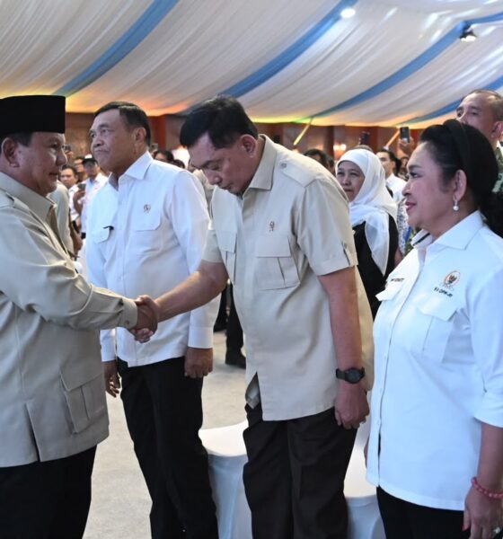 Menhan Dampingi Presiden Pimpin Panen Raya TNI Terintegrasi