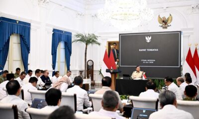 Menhan Hadiri Rapat Terbatas Bahas Penguatan Koperasi Desa Merah Putih