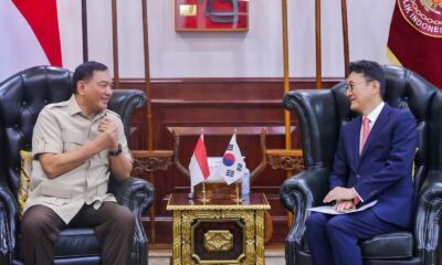 Menhan RI Terima Kunjungan Dubes Republik Korea, Perkuat Kerja Sama Bidang Pertahanan