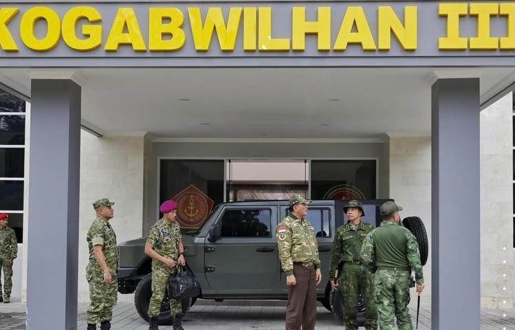 Menhan RI Tinjau Kesiapsiagaan Kogabwilhan III Perkuat Pertahanan Wilayah Timur Indonesia