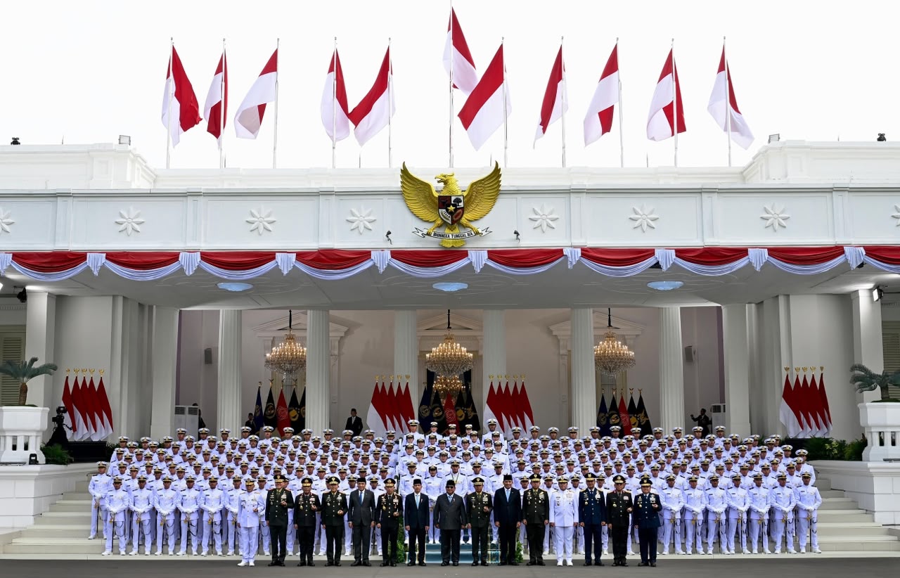 Menhan Sjafrie Dampingi Presiden Prabowo Pimpin Upacara Praspa TNI-Polri Tahun 2026