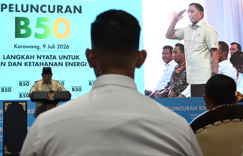 Menhan Sjafrie Hadiri Peluncuran Biodiesel B50, Perkuat Ketahanan Energi Nasional