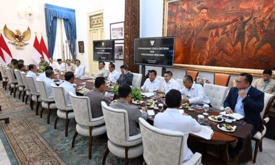 Menhan Sjafrie Hadiri Rapat Terbatas Bahas Antisipasi Dampak El Nino Dan Bencana
