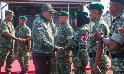 Menhan Sjafrie Kunker ke Yonif TP 933/Macan Wilis, Tekankan Pembinaan dan Pengawasan Prajurit
