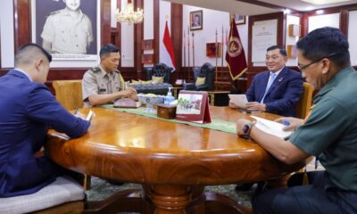 Menhan Sjafrie Terima Kunjungan Atase Pertahanan Amerika Serikat