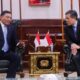 Menhan Sjafrie Terima Kunjungan Menhan Singapura