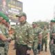 Menhan Tinjau Marshaling Area Yonif TP 941/Singa Perbangsa, Tekankan Pengabdian Prajurit untuk Rakyat dan Negara