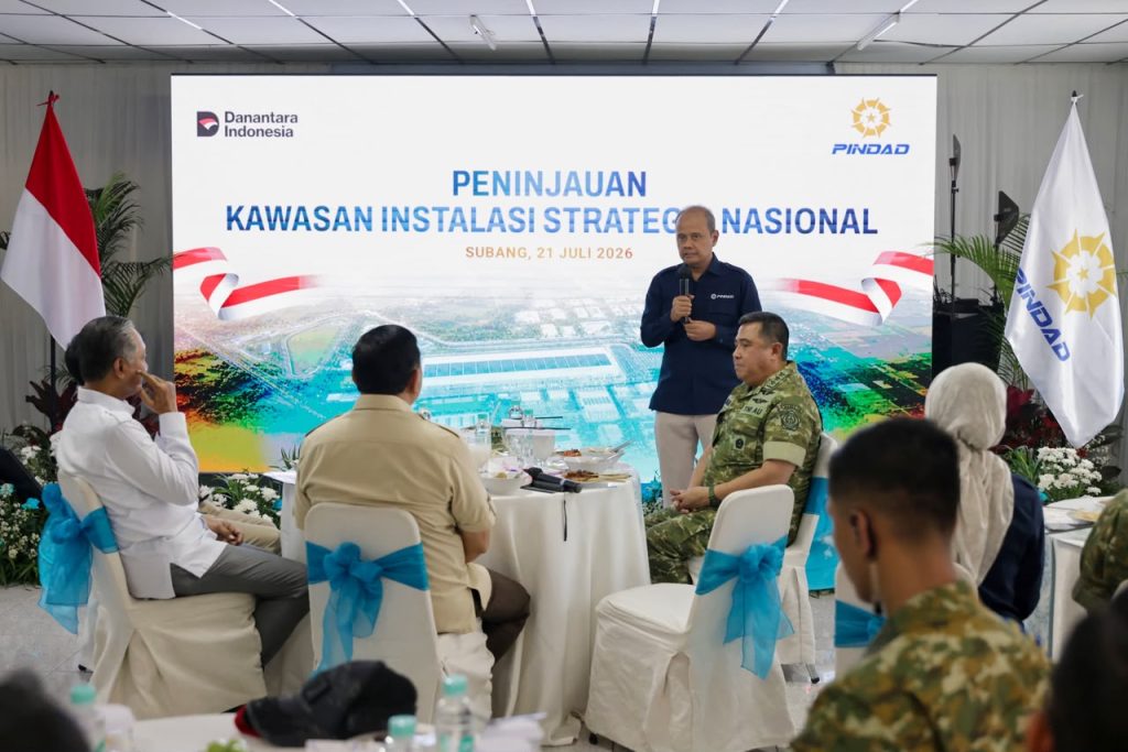 Menhan Tinjau Pengembangan Kawasan Industri Kendaraan Nasional Di Pabrik Mobnas Subang