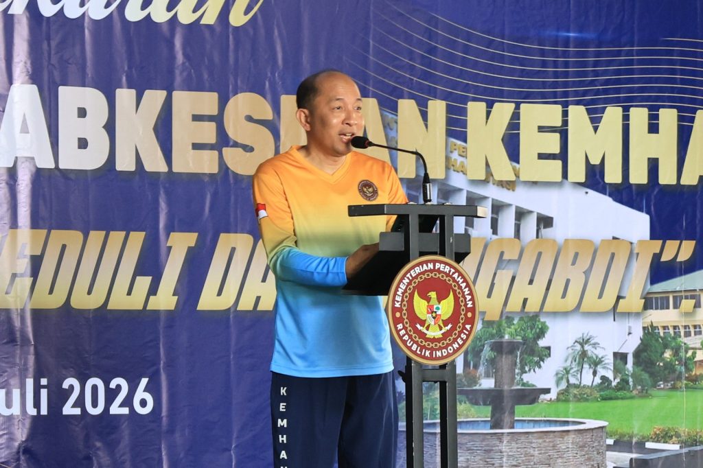 Peringati HUT Ke-58, Pusrehabkeshan Kemhan Gelar Fun Bike Dan Syukuran Bertema Solid Peduli Dan Mengabdi
