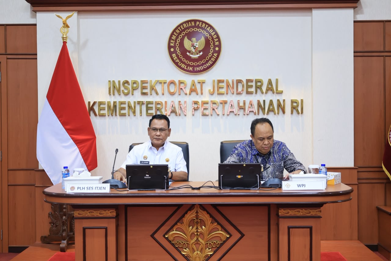 Plh. Ses Itjen Kemhan Pimpin Entry Meeting Pemeriksaan Kinerja Pendahuluan BPK RI Tahun 2026