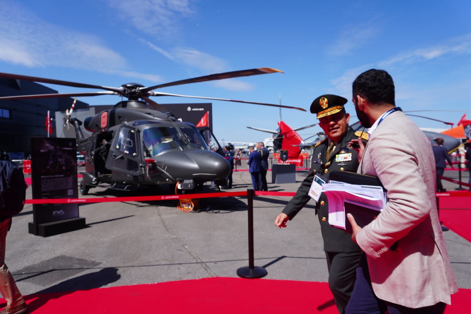 Wakili Menhan RI, Irjen Kemhan Hadiri Farnborough International Airshow 2026 di Inggris Raya