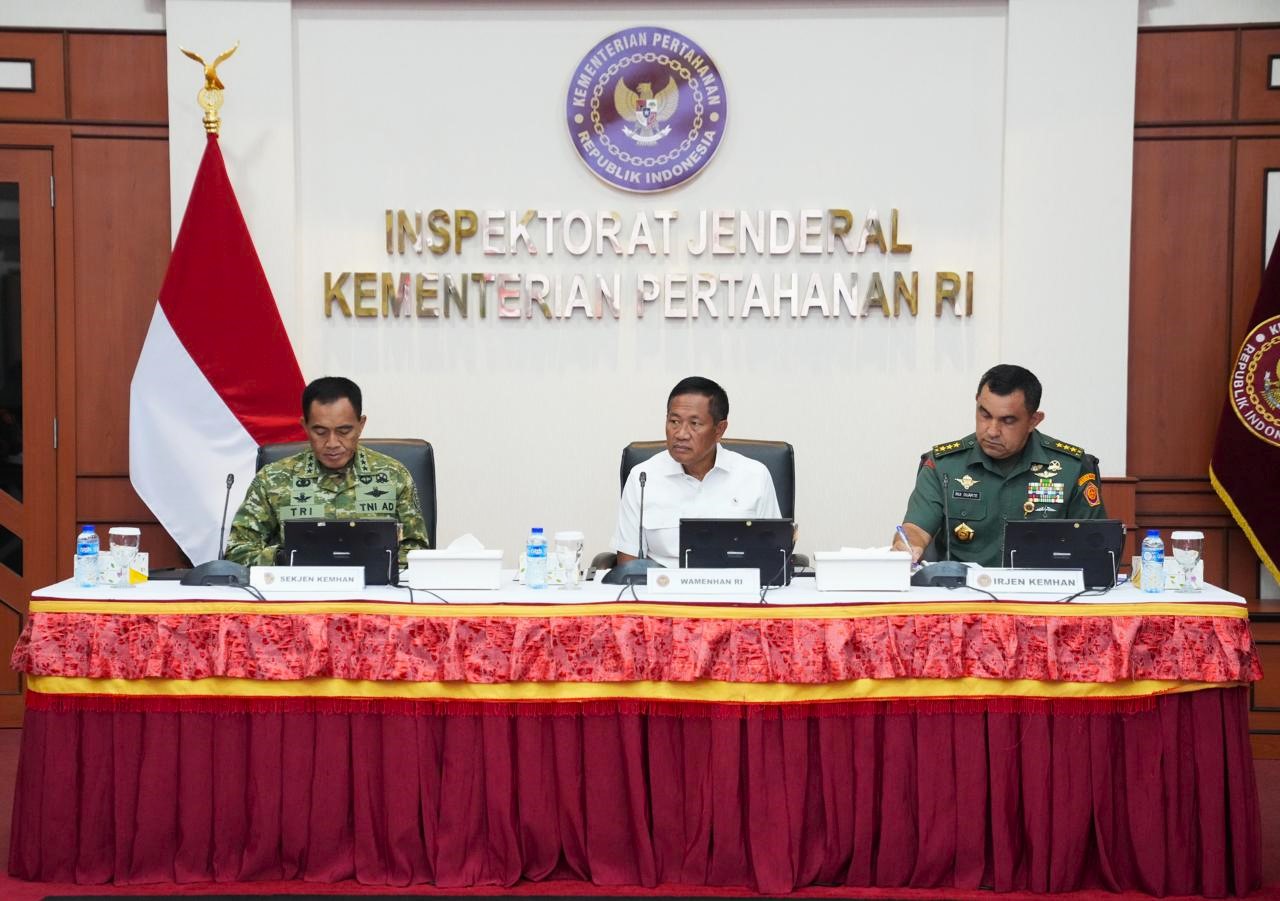 Wamenhan RI Pimpin Entry Meeting Satgas Penatausahaan Pemanfaatan BMN Kemhan dan TNI TA 2026