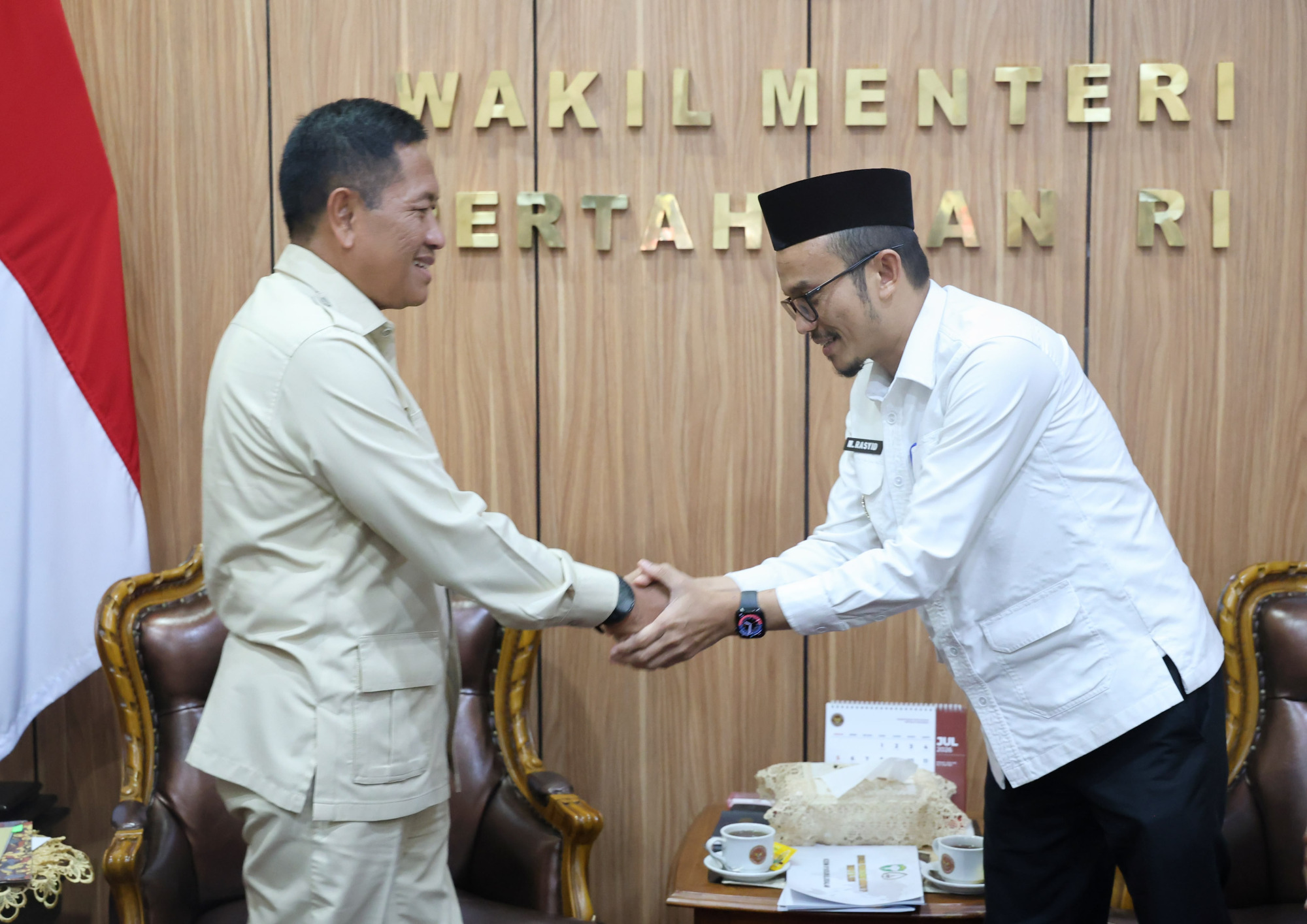 Wamenhan RI Terima Audiensi Wali Kota Subulussalam, Bahas Penguatan Pendidikan dan Pertahanan Daerah
