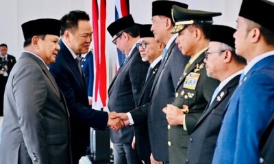 Menhan RI Dampingi Presiden RI Sambut Kunjungan Resmi Perdana Menteri Kerajaan Thailand