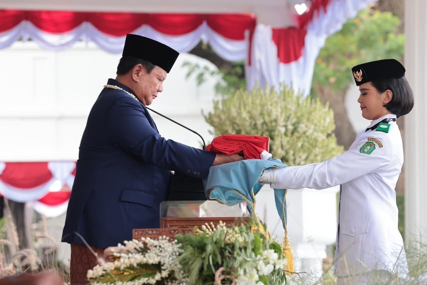 Menhan RI Hadiri Upacara Peringatan Detik-Detik Proklamasi Kemerdekaan Republik Indonesia di Istana Merdeka