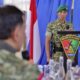 Menhan Tinjau Marshaling Area Yonif TP 952/Imam Bulqin, Tekankan Kehadiran TNI yang Bermanfaat bagi Masyarakat