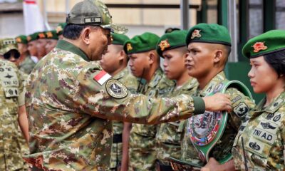 Menhan Tinjau Yonif TP 899/BSG, Tekankan Prajurit Harus Dekat dan Dicintai Rakyat