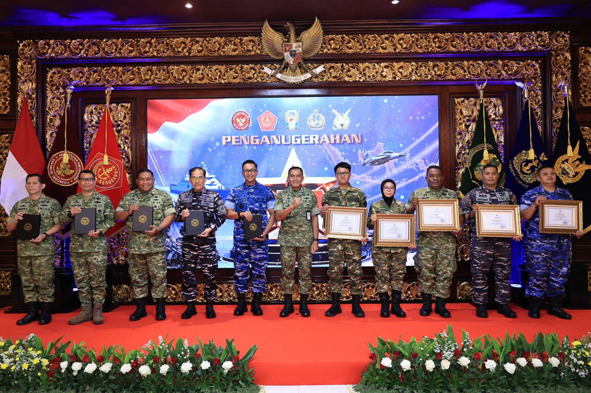 Sekjen Kemhan Pimpin Acara Penganugerahan BMN Awards Kemhan dan TNI TA 2026