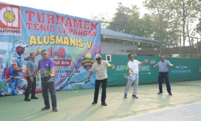 Wamenhan Donny Buka Turnamen Tenis Beregu Alusmanis V Tahun 2026 Di Mabesau Jakarta