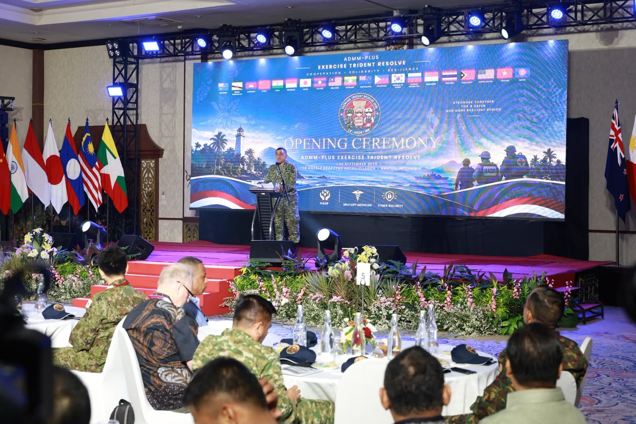 Irjen Kemhan Wakili Sekjen Kemhan Buka Exercise Trident Resolve 2026 di Banten