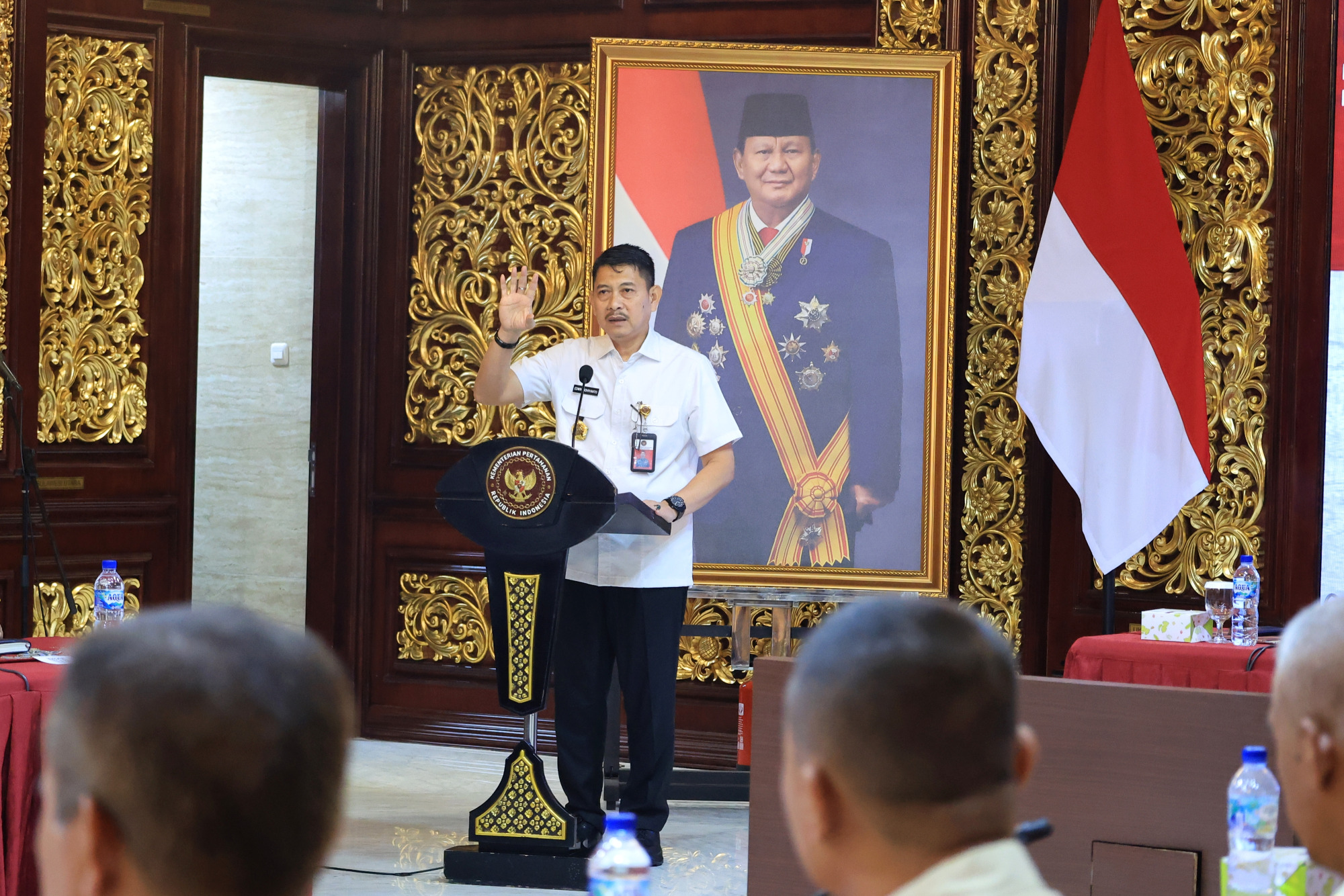 Karopeg Setjen Kemhan Pimpin Rakor Agen Perubahan Budaya Kerja ASN BerAKHLAK Tahun 2026