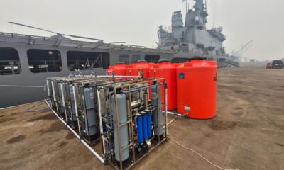 Kemhan RI Dukung Kebutuhan Logistik di Kapal JMSDF JS Kunisaki untuk Misi Kemanusiaan Karhutla di Kalimantan