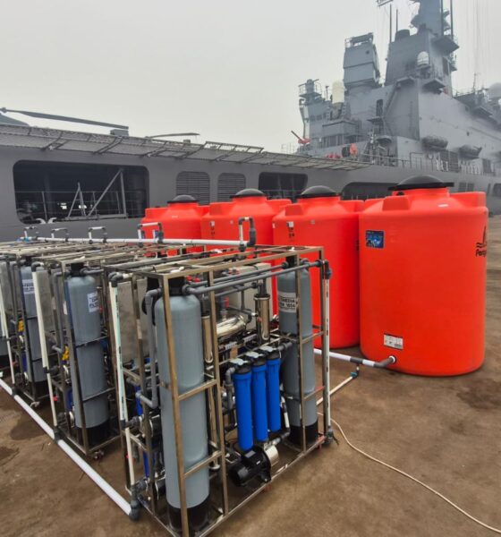 Kemhan RI Dukung Kebutuhan Logistik di Kapal JMSDF JS Kunisaki untuk Misi Kemanusiaan Karhutla di Kalimantan