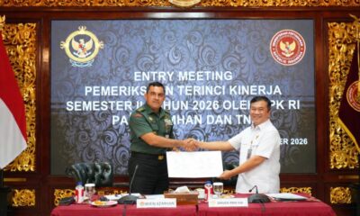 Kemhan dan BPK RI Gelar Entry Meeting Pemeriksaan Terinci Kinerja Semester II Tahun 2026