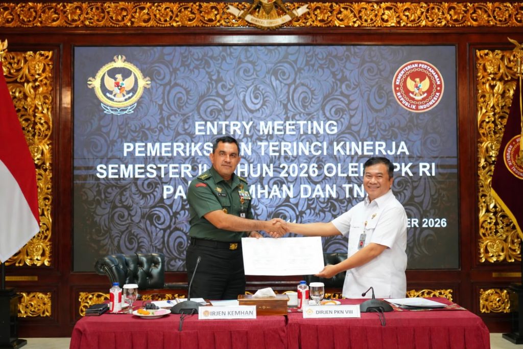 Kemhan dan BPK RI Gelar Entry Meeting Pemeriksaan Terinci Kinerja Semester II Tahun 2026