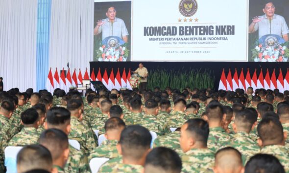 Menhan RI Beri Pengarahan kepada Peserta Komcad ASN Kementerian dan Lembaga Gelombang II Tahun 2026